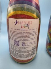 Barefoot Bubbly Limited Edition Pride 2020 bottle, LGBTQ+