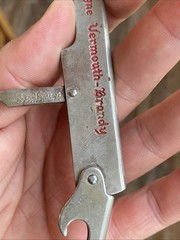 The Christian Brothers Vermouth Brandy Wine Corkscrew Knife Bottle Opener Italy