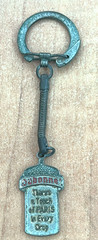 Vintage Dubonnet Cork Keychain French Aperitif Wine Advertising Paris