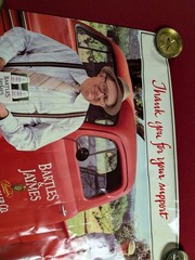 1980s BARTLES & JAYMES WINE COOLER Paper Advertising BAR SIGN Vintage Poster