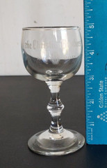 THE CHRISTIAN BROTHERS, NAPA VALLEY, CALIFORNIA ADVERTISING SOUVENIR WINE GLASS