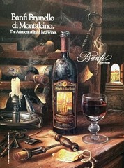 1987 BANFI Brunello Di Montalcino The Aristocrat of Italy&rsquo;s Red Wines PRINT AD