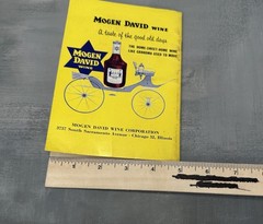 Vintage 1950s Mogen David Wine Recipe Booklet Cooking With Wine