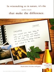 TURNING LEAF WINE AD #5 RARE 2002 OOP