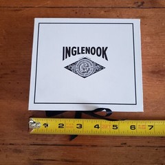 Inglenook Vineyard Rutherford Napa California Porcelain Wine Glass Cellar Tags