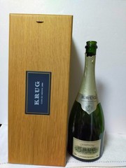 Krug Clos du Mesnil 2006 Empty Glass Bottle Champagne Wood Box Booklet Japan