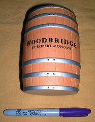 VERY RARE NEW – WOODBRIDGE THIN WALL CERAMIC WINE BARREL POT BY ROBERT MONDAVI
