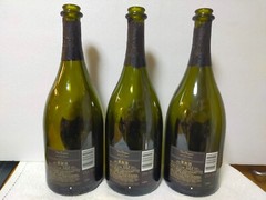 (empty) Dom Perignon 2015 Jean Michael basquiat Edition Limited Brut 3 Bottles