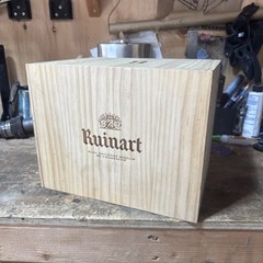 Ruinart Champagne Cellar Case For Transporting and Storing upto 4 Bottles