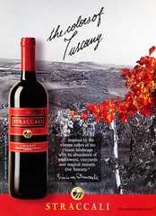 STRACCALI WINE AD #1 RARE 2003 OUT OF PRINT
