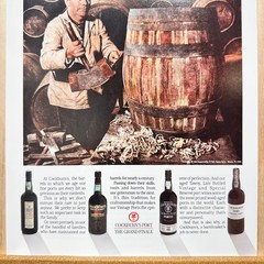 Cockburns Port Cooper 1990 Vintage Print Ad Grand Finale Alcohol Advert