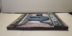Vintage Julius Kayser & Co Zeller Schwarze Kartz Black Cat Wall Plaque