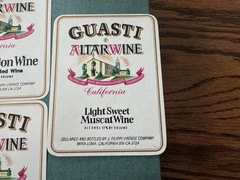 J Fillipi Altar Wine Bottle Labels Religious Communion Mira Loma California