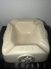 French Taittinger Reims Large Ceramic Ashtray