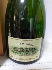 Krug Clos du Mesnil 2006 Empty Glass Bottle Champagne Wood Box Booklet Japan