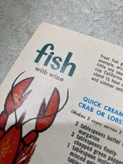 HOW TO COOK WITH CALIFORNIA WINES 81 Recipes / 1971 Wine Advisory Board Booklet