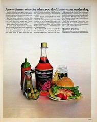 1967 Golden Festival Wine Dinner Bouquet Vintage Print Ad Hammondsport New York