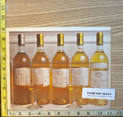 Chateau Luduirant Wines 1982 5 Bottle Scene Paper Print Advertisement
