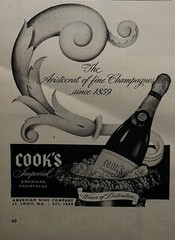 1945 Print Ad Cook&rsquo;s Imperial American Champagne Since 1859 Wines Of Distinction