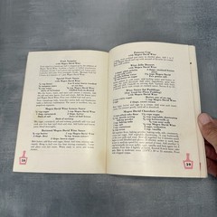Vintage 1950s Mogen David Wine Recipe Booklet Cooking With Wine