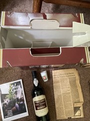 Madeira: 1984 Gift Box Set Sao Francisco Wine Lodges Guide, Tasting Cup, Bottle