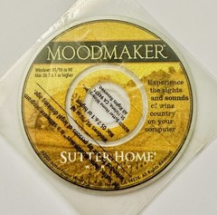 2000 Sutter Home Winery Mood Maker Mini CD Sights And Sounds Windows Mac