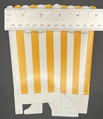 Veuve Clicquot Champagne Popcorn Boxes / Snack Containers – set of 4 – New