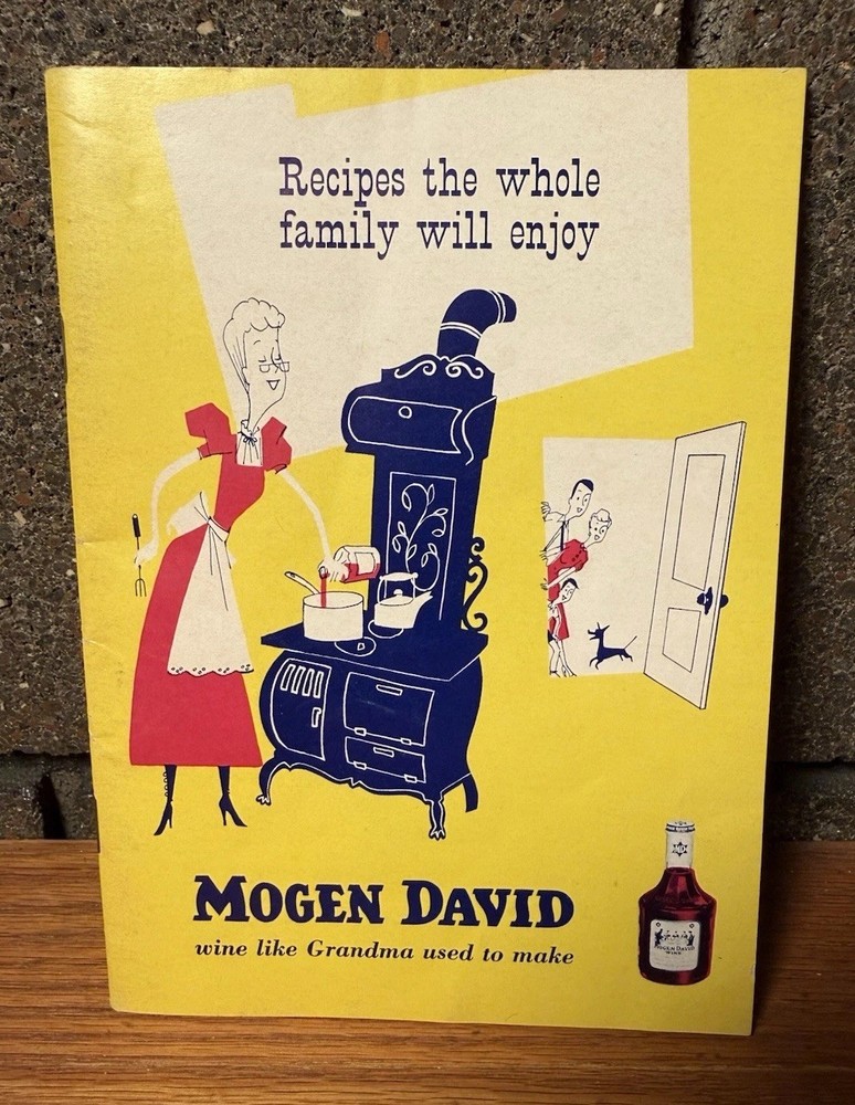 1950s Vintage Mogen David Wine Recipes Cookbook Promotional