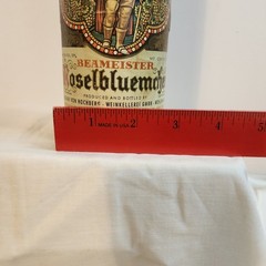 Vtg 1970 Beameister Moselbluemchen German Wine Bottle Empty Collectible brown
