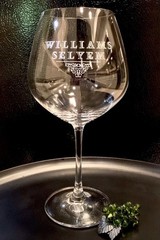 WILLIAMS SELYEM Estate Vineyard Schott Zwiesel Crystal Pinot Wine Glass PRISTINE