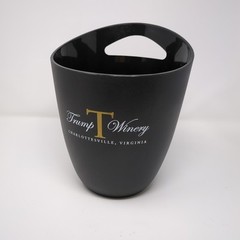 Trump Winery Charlottesville Virginia Wine Black Plastic Bucket Collectable