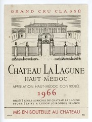 Chateau La Lagune Wine Label Lot of 3 Labels 1966 1978 1982 France French