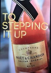 MOET & CHANDON CHAMPAGNE 1MM PVC BOARD POP LIQUOR STORE 48&Prime; x 16&Prime; LARGE POSTER