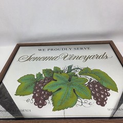 Bar Mirror Sonoma County Windsor California Vineyards Wine Country Wall Decor