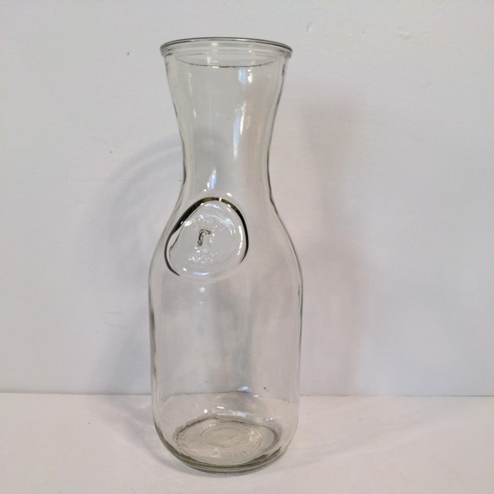 Vintage Paul Mason « Since 1852 » Glass Milk Bottle Carafe or Vase Farmhouse Style