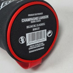 Lanson Black Label Brut Champagne Bottle Cover