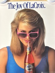 1986 LaCroix Sparkling Cooler Poster Vintage G. Heileman Brewing Promo Ad 17×22