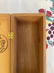 VINTAGE PEDRO DOMECQ CARLOS I SHERRY BRANDY WINE BOX CRATE 12.25 x 4.25 x 3.75