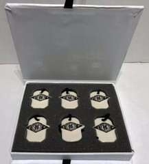 Vintage Inglenook Vineyard Rutherford Napa California Porcelain Wine Cellar Tags