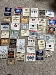 10 Assorted Vintage French Wine Bottle Labels New