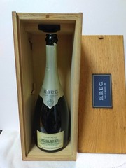 Krug Clos du Mesnil 2004 Empty Glass Bottle Champagne Wood Box From Japan