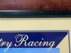 Vintage 2000 Sonoma County Fair “Wine Country Racing” Poster Horse Track Framed