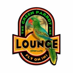 The Green Parrot Lounge Plasma Cut Metal Sign