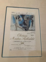 Chateau Mouton Rothschild wine label picture