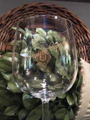 Niebaum Coppola Estate Vineyards Gold Diamond Series Crystal Wine Glass