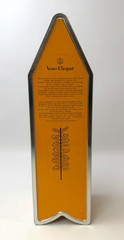 RARE Veuve Clicquot Champagne POLO CLASSIC Arrow Sign Yellow Metal Tin Box