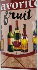 Funny Retro WINE MY FAVORITE FRUIT Wall Art Sticker Mural Decal FOIL BACKSPLASH