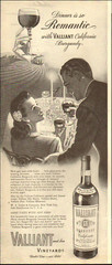 1952 vintage AD For VALIANT California Burgundy Wine 05/16/24