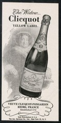 Veuve Clicquot Ponsardin champagne bottle art vintage print ad
