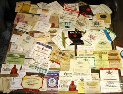 Lot 83 Assorted Vintage Wine Bottle Labels, Early 1960&rsquo;s, Early 70&rsquo;s Most France